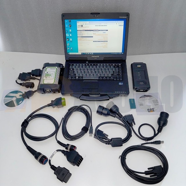 Laptop Detector ET3&ET4 for CAT 478-0235 538-5051 Vocom 88890300 for Volvo Diagnostic Scanner Communication Adapter Tool