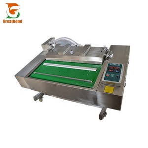 Industry Conveyor Rolling Belt Continuous <b>Vacuum</b> Packing Sealer Machine Large <b>Vacuum</b> Packaging Machine for Food Produce Line - Product Image 1