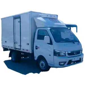 Dongfeng 4x2 động cơ diesel ánh sáng hàng hóa và tủ lạnh xe tải hộp số tay Euro 5 tiêu chuẩn sử dụng xe tải để bán