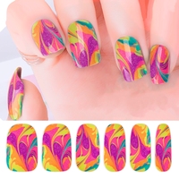 Autocollants de vernis à ongles en gros, promotionnels, simples, écologiques, à motifs de dessins animés