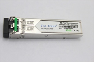 TSFP-1.25G-80D Toptrans TSFP-1.25G-80D GLC-ZX-SMD รองรับกิกะบิตอีเธอร์เน็ต 80 กม. ไฟเบอร์โหมดเดี่ยว 1550 นาโนเมตร LC SFP ตัวรับส่งสัญญาณ - Product Image 5