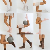 Chaussettes antidérapantes pour le yoga et le Pilates, personnalisées pour femmes