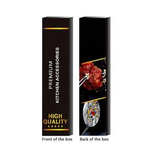 Emballage personnalisé en acier inoxydable grand <span class=keywords><strong>chef</strong></span> de cuisine assistant de cuisine pince à épiler pliable boîte d'emballage en papier couché - Product Image 2