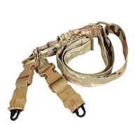 Courroie tactique américaine à double point Ceinture de ventilateur multifonctionnelle pour les tâches extérieures pour la corde d'arme à feu transfrontalière