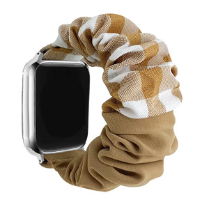 Correa de reloj <span class=keywords><strong>inteligente</strong></span> elástica de doble color a cuadros para mujer, compatible con <span class=keywords><strong>Apple</strong></span> iWatch Band S87 - Product Image 6