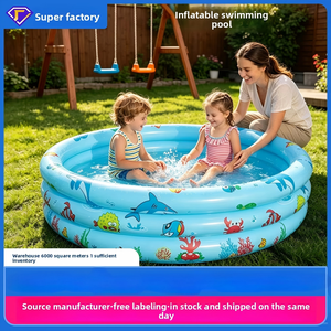 Piscina Inflable de PVC de Tres Anillos con Estampado para Niños, Uso en Exteriores, Venta Caliente Transfronteriza - Product Image 1