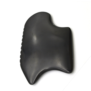 Forme personalizzate Logo portatile dimagrante massaggiatore nero naturale pietra Guasha strumento di energia <span class=keywords><strong>per</strong></span> <span class=keywords><strong>viso</strong></span> e corpo - Product Image 2