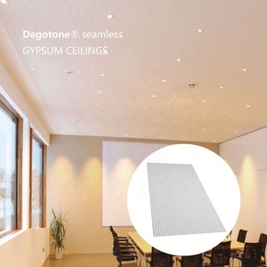 Plafond acoustique moderne à perforation hexagonale pour panneaux de plâtre perforés suspendus et grille métallique de <span class=keywords><strong>suspension</strong></span> - Product Image 1