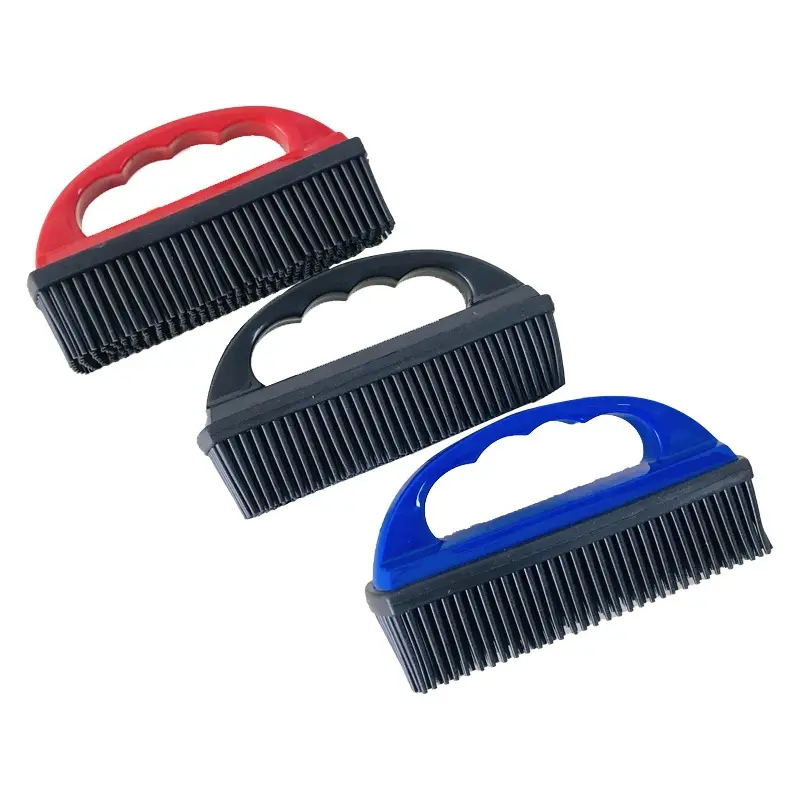 Manufacturer pet hair remover floating hair cleaning brush car floor mat cleaning brush textile hair removal brush