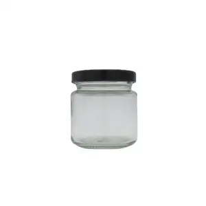 Garrafas de vidro transparente jam frascos picles doces selados latas garrafas de mel de pequeno vidro jar