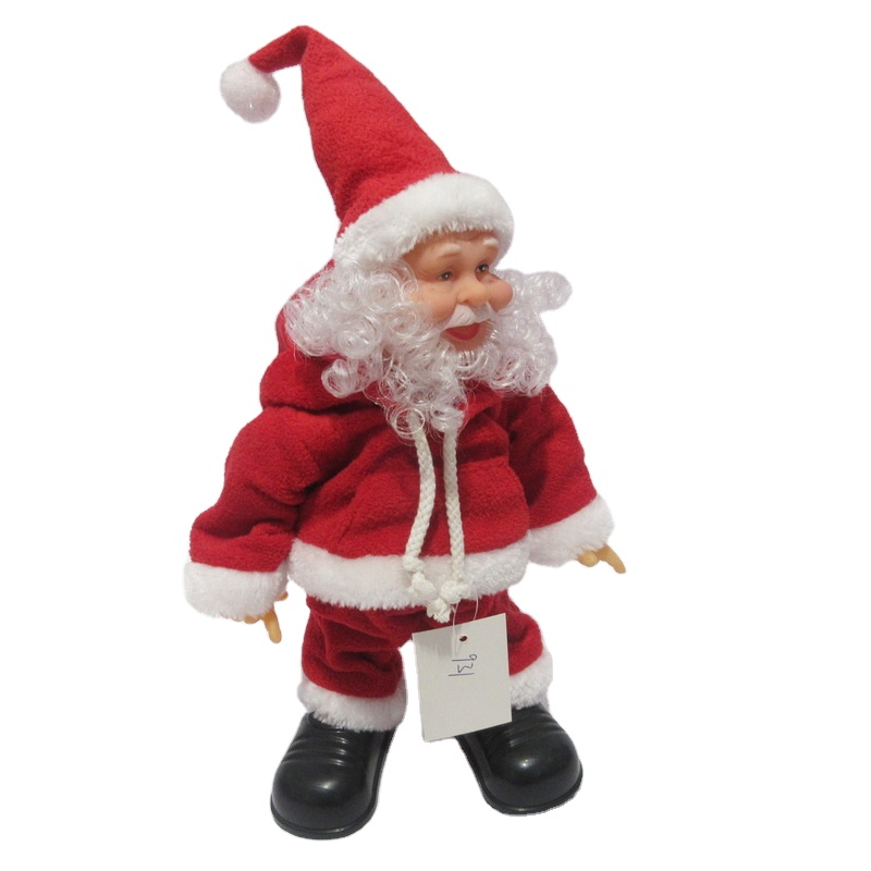 Boneco do papai noel elétrico de natal, presente para crianças