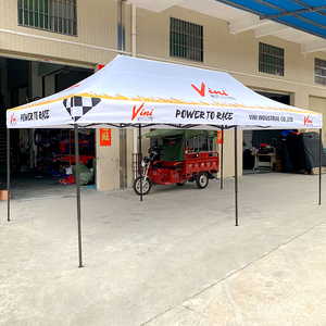Stand de salon professionnel en aluminium avec impression personnalisée par sublimation, 3x3m/3x6m, pliable et portable, tente de jardin extérieure - Product Image 2