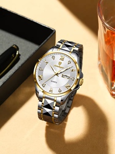 Montre-bracelet pour homme Poedagar <span class=keywords><strong>883</strong></span> de haute qualité 2025, étanche, lumineuse, en acier inoxydable, 41 mm, montres à quartz pour homme, Relojes Hombre - Product Image 3