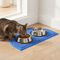 Fabricant en gros de tapis pour gamelles de chat et de chien, doux, solide, moderne, été/hiver, en PVC