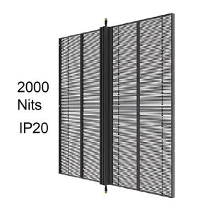 Écrans LED transparents P3.91-7.82mm pour la publicité dans les centres commerciaux, mur vidéo, vitrine intérieure, 2000 nits - Product Image 1