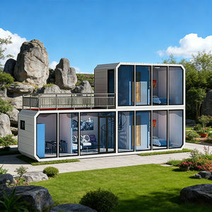 Casa Mobile Prefabbricata Modulare da 20 Piedi e Lussuosa Veranda Panoramica sul Mare, Cabina da Spiaggia, Bar, Ufficio Pod - Product Image 4