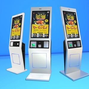 ZhengFeng Supermarché Tout-En-Un Android RK3568 POS Self-Service Touch Face Pay 80mm Imprimante Intérieur LED/LCD Support Mural SDK - Product Image 2