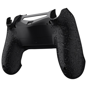 Coque inférieure de remplacement noire texturée EXtremeRate version Type-C compatible avec les manettes PS4 modèles JDM-040/050/055 - Product Image 3