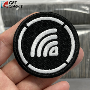 Étiquettes RFID NFC en fer N213/215/216 13,56 MHz, patchs thermocollants, brodés, tissés, mini-étiquettes lavables et étanches pour vêtements - Product Image 6