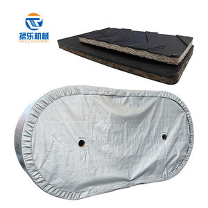 Bande transporteuse industrielle en caoutchouc plat EP500 4 plis, haute résistance à l'usure, pour l'exploitation minière et le concassage de pierres - Product Image 1