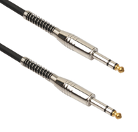 Nouveau câble audio stéréo 3 cœurs 6,35 mm (1/4) mâle-mâle pour mixeur et guitare électrique, vente en gros