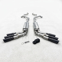 Échappement complet haute performance en acier inoxydable SDO pour Mercedes Benz G63 AMG W463A W464 4.0T 2018-2026 avec downpipe droit