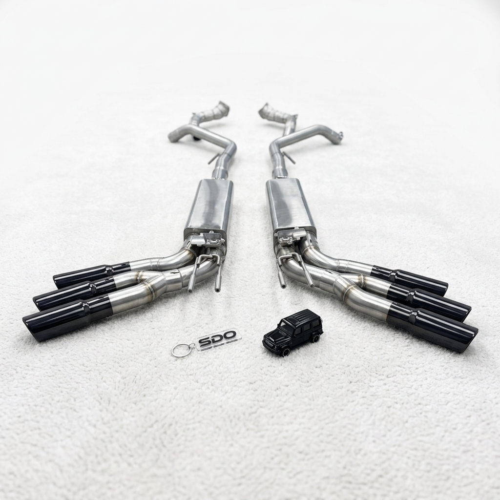 VantaFlow High Performance Stainless Steel Full Exhaust for Mercedes Benz G63 AMG W463A W464 4.0T 2018-2026 with Straight Downpipe