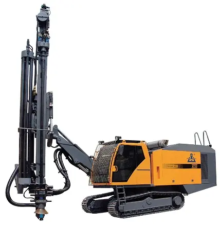 KT15 Integrierte Crawler Mining Drilling Rig Maschine für Steinbrüche