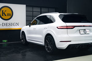 Adecuado para <span class=keywords><strong>Cayenne</strong></span> 9Y0.1 2018 2019 2020 2021 <span class=keywords><strong>2022</strong></span> 2023 actualización a Turbo GT arcos de rueda paneles de puerta tubos de escape - Product Image 2