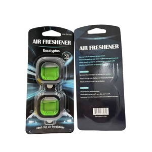 Custom Logo Silicone Eucalyptus Liquid Perfume Refresher 2-Pack Air Fresheners Odor Eliminator Promotional Gifts Car <strong>Vent</strong> <strong>Clip</strong> - Product Image 4
