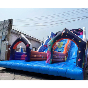 <span class=keywords><strong>Castillo</strong></span> Inflable Gigante, Compra una Casa de Brinco Inflable para Adultos con Tobogán - Product Image 5