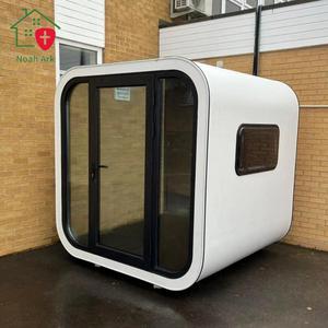 Maison préfabriquée moderne en forme de capsule Apple, étanche, extensible, mobile, petite maison pour le camping en plein air, le bureau ou la villa - Product Image 1