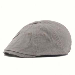 Gorra Newsboy Lisa de Color Sólido, Estilo Casual Deportivo, Ajustable, Unisex, Venta al Por Mayor - Product Image 6