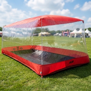 Cabine de peinture gonflable transparente portable de qualité commerciale pour atelier de peinture automobile, réparation mobile extérieure et <span class=keywords><strong>location</strong></span> - Product Image 1