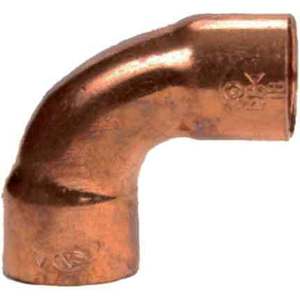 Coude en cuivre à 90 ° pour F-F à souder pour tuyau FROST-Raccord en acier inoxydable de 1 "Taille 15mm avec connecteurs forgés de 12mm 50mm - Product Image 1