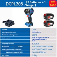 Dongcheng DCPL208AM 20V Brushless Lithium Batterie Perceuse à main Tournevis électrique pour DIY OEM Personnalisable