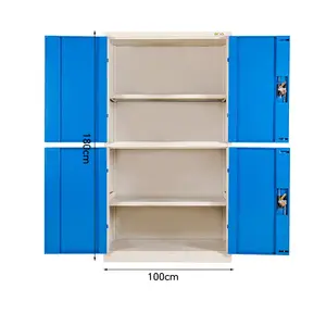 Professional Iron Tool Cabinet Trolley Movable Metal Work Bench and Tool Chest Tool Cart for Metal Work
