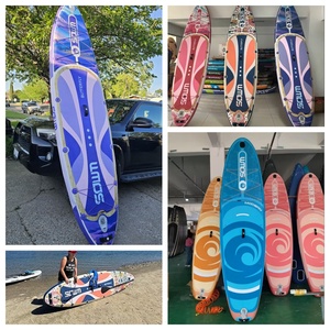 Planche à pagaie gonflable en stock, vente en gros OEM, <span class=keywords><strong>pas</strong></span> <span class=keywords><strong>cher</strong></span>, livraison directe, 400 lb, planche à pagaie gonflable, planche SUP Drop Stitch - Product Image 2
