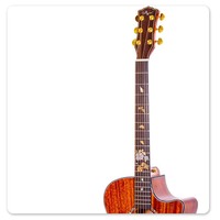 China Factory's High-End 41-Inch 6-String Mahogany Veneer Acoustic Guitar with Custom Logo Best Price High-End Accessory