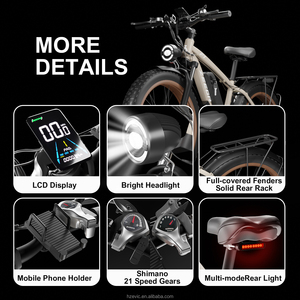 Bicicleta Eléctrica de Llantas Anchas ELECTR BIKE 48V, Bicicleta Eléctrica de Largo Alcance, Bicicletas Híbridas Eléctricas de 1000W para Adultos - Product Image 2