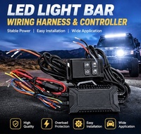Faisceau de câblage de télécommande 12V compatible avec les phares, les feux antibrouillard, les feux de calandre et les feux auxiliaires pour voitures et motos