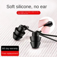 En stock 3.5 Type-C In-Ear Casque filaire avec Mai Talk Réduction du bruit Bouchon d'oreille de sommeil Écouteurs de musique