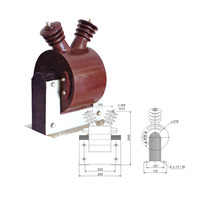 Transformateur de tension en résine époxy 10 kV JDZC-3/6/10 pour la distribution d'énergie des appareils de commutation intérieurs