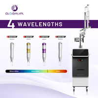 Système laser picoseconde YAG 6-en-1 avec poignée pour la pigmentation, les cicatrices d'acné et le rajeunissement de la peau pour tous types de peau, usage commercial