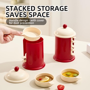 Home Decor Soy Sauce Dish Plastic Cartoon Small <b>Plate</b> for Snack Jam Storage <b>Rack</b> Set Dipping Bowl <b>Plate</b> BBQ Vinegar Dish - Product Image 5