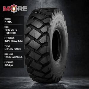 ยางตันรุ่น 16.00-25 TL 32PR H108C L-3 E-3 ยางใหม่สำหรับเครื่องจักรก่อสร้างที่ใช้งานหนักน้อย - Product Image 1