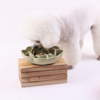 Accessoires pour animaux de compagnie en gros : Gamelle anti-glouton pour chien en silicone antidérapante, anti-étouffement, avec ventouse, livraison rapide