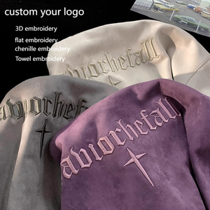 Camiseta Personalizada en Blanco con Bordado 3D, Impresión de Logotipo Personalizado de Fábrica, Camiseta de Alta Calidad <span class=keywords><strong>para</strong></span> Hombre, Talla Grande - Product Image 1