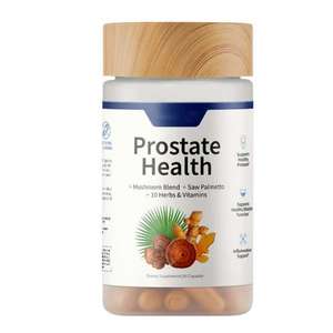 Capsule OEM di Saw Palmetto Naturale e Miscela di Funghi - Integratore Alimentare per Migliorare la Densità Ossea e il Sonno, 90 Capsule - Product Image 1