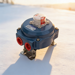 Caja de interruptor de límite para actuador de válvula eléctrica a prueba de explosiones, indicador de posición de válvula de aleación de aluminio para válvulas de control - Product Image 1